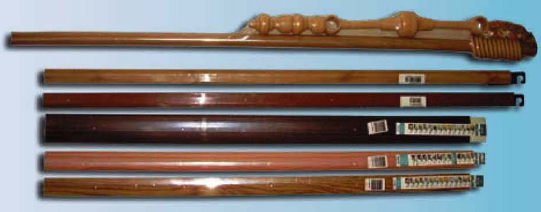 Shrink packaging for lengthy products