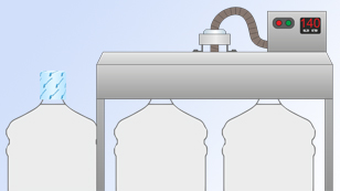 Under the influence of temperature, the heat-shrink band shrinks