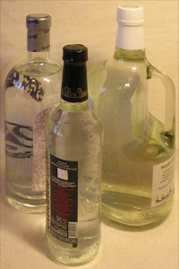 Shrink band for vodka